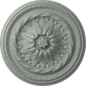 16" x 2-1/4" Wigan Urethane Ceiling Medallion, Primed White