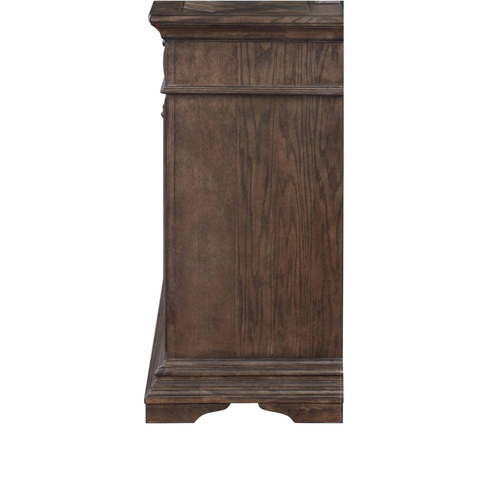 New Classic Furniture Mar Vista Walnut 9-drawer 65 in. Dresser - thumbnail 4