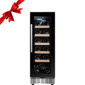 18 Bottle Wine Refrigerator Cellar Cooling unit Freestanding/Built in 7 Color LED 110V in Black