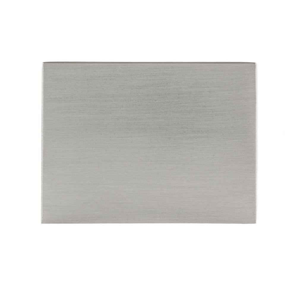 Satin Nickel 1 1/4" Modern Finger Pull with Mounting Hardware