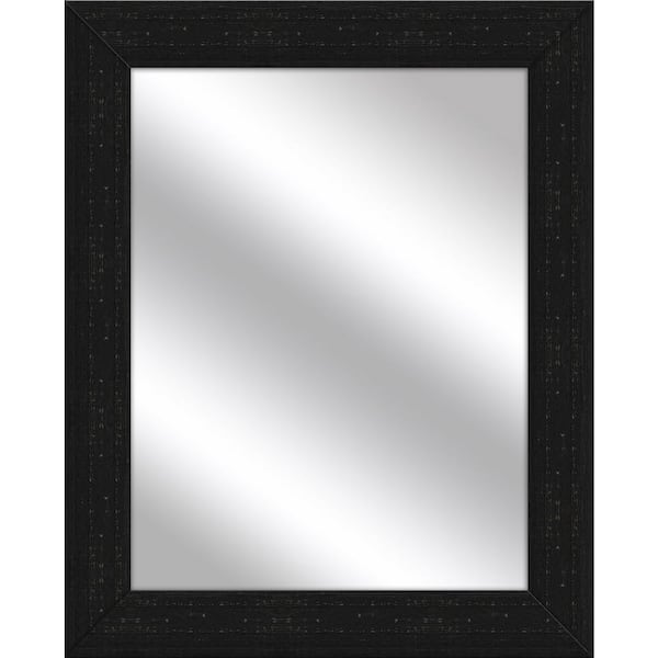 PTM Images Medium Rectangle Black Art Deco Mirror (31 in. H x 25 in. W)