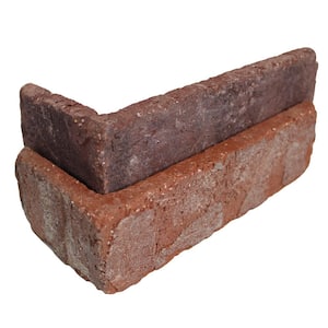7.625 in. x 2.25 in. Riviera Thin Brick Corners (Box of 25-Bricks)