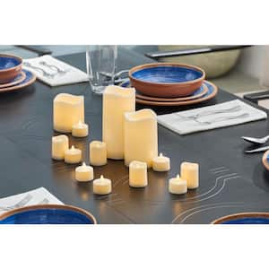Outdoor Resin Tealights, Votives, and LED Candle Set (13 Count)