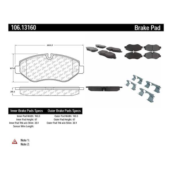 Centric Parts Disc Brake Pad Set