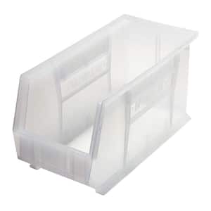 18 Qt. Ultra-Series Stack and Hang Storage Tote in Clear (6-Pack)