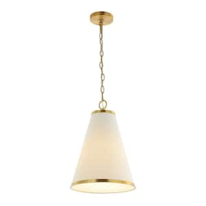 Adelais 9-Watt 1-Light Clear Pendant Light with glass Shade