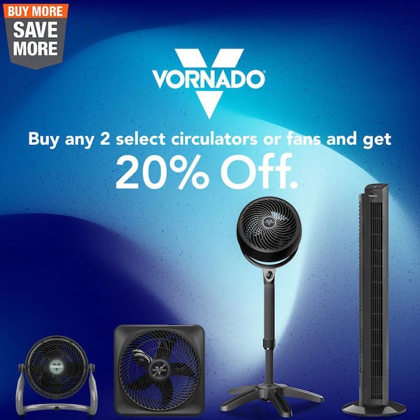 Vornado Vfan 12 in. Vintage Air Circulator Fan, Vintage White CR1