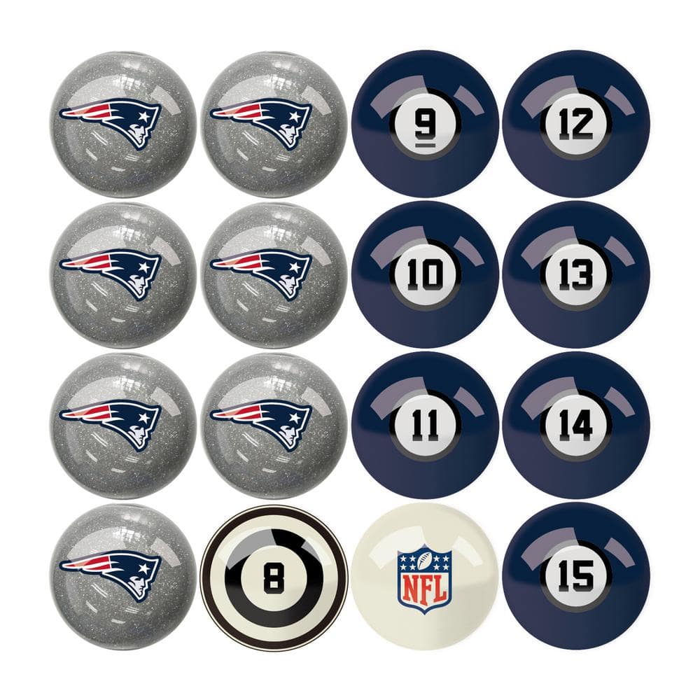 New England Patriots Pool Balls