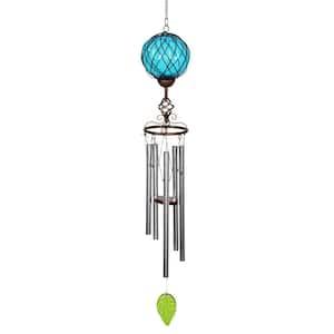 NEW SUN WIND CHIME LONG LASTING PEWTER METAL Overall Length.14.5" 