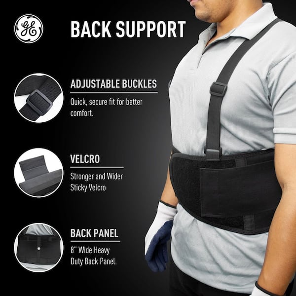 GE XL Back Support Belt-GR540XL GR540XL - The Home Depot