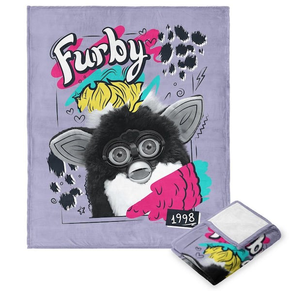 Hasbro Furby Furby 1998 Silk Touch Throw Blanket 50 x 60 in.