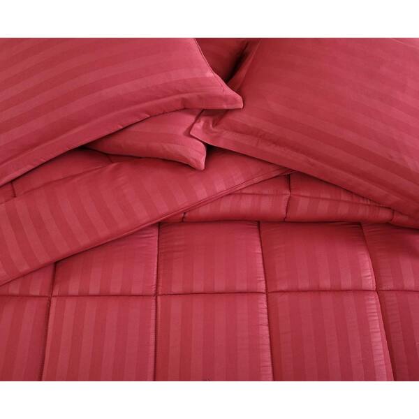 8-Piece Tan Mountainside Ultra Soft Microfiber Queen Reversible