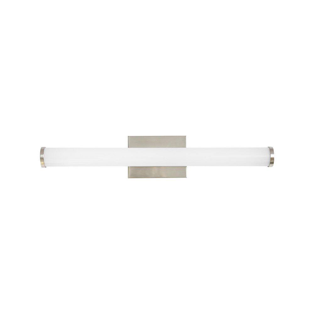 24 in. 1 Light Brushed Nickel LED Decorative Vanity Light Fixture price history on PriceWatchPro