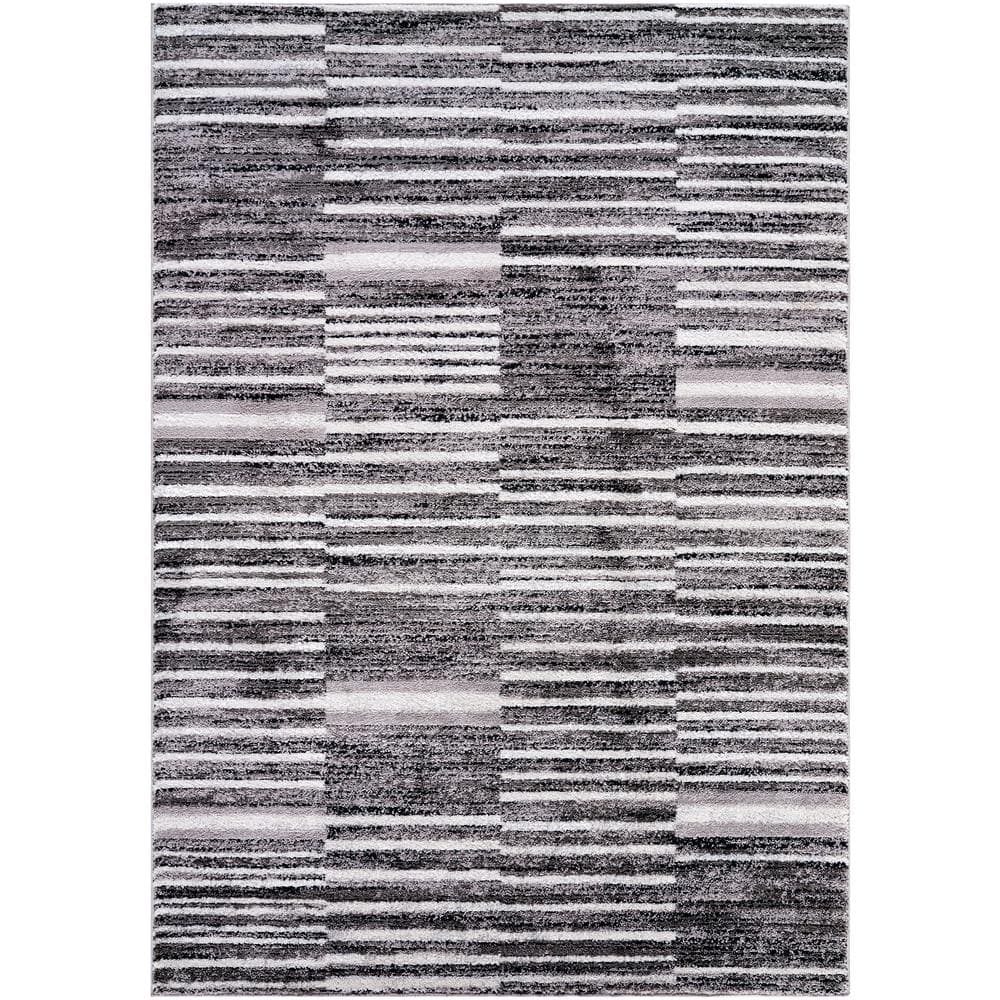 Andorra Plus Medium Grey 8 ft. x 10 ft. Modern Indoor Area Rug price history on PriceWatchPro