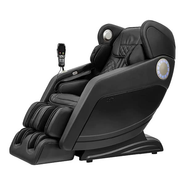 TITAN Hiro LT Series Black Faux Leather Reclining 3D Massage Chair with Japanese Brushless Motor and Zero Gravity