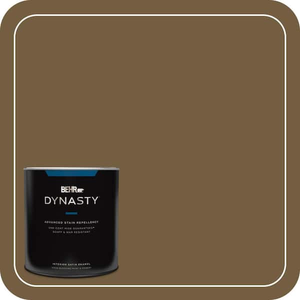 BEHR DYNASTY 1 qt. #300F-7 Centaur Satin Enamel Interior Stain-Blocking Paint & Primer