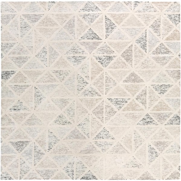 Artistic Weavers Aviva Charcoal Trellis 8 ft. x 8 ft. Indoor Square Area Rug