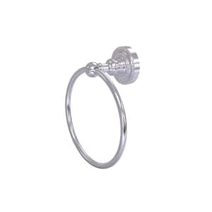 Dottingham Collection Towel Ring in Satin Chrome