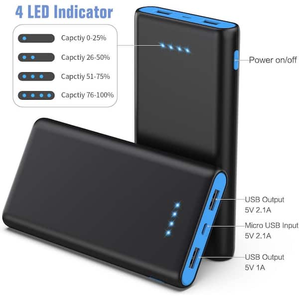 EKIEUDL 25800mAh Portable Charger Power Bank Huge Capacity