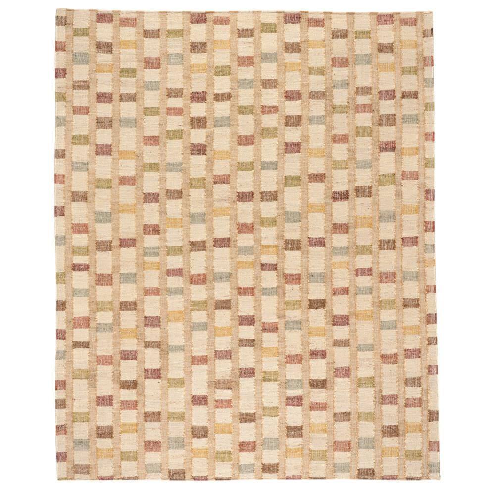 DASH & ALBERT Mosaic Handwoven Jute Multi 8 ft. x 10 ft. Indoor Area ...