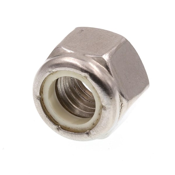 1/2-13 Nylon Insert Hex Lock Nuts Quantity 25 By Fastenere Stainless Steel 18-8 Plain Finish 