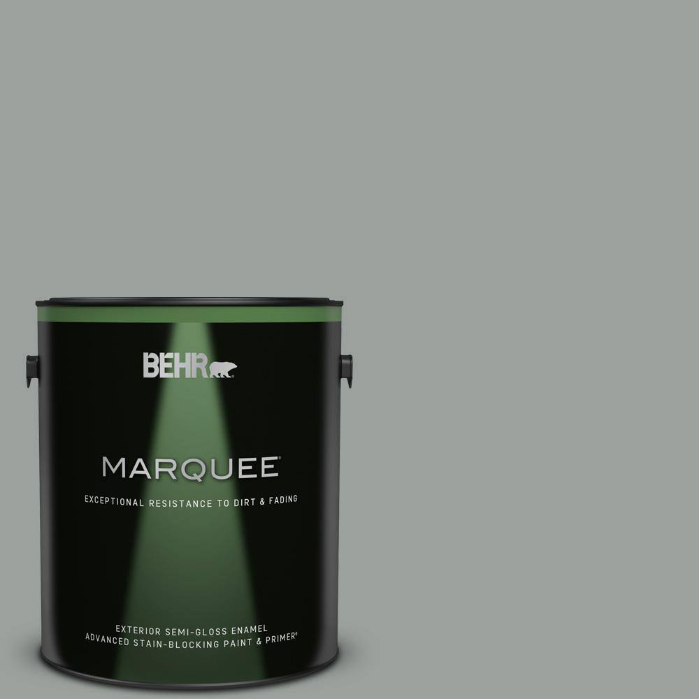 BEHR MARQUEE 1 gal. PPU1116 Brampton Gray SemiGloss Enamel Exterior