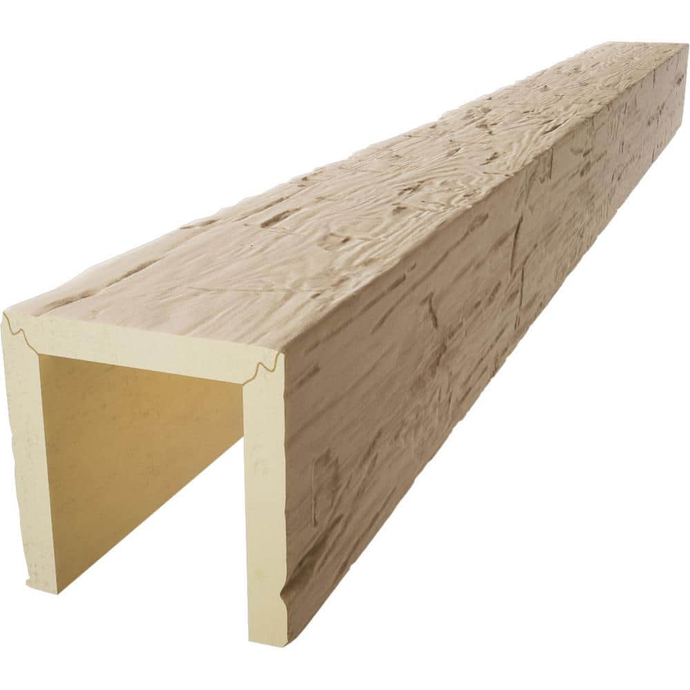 Sonora Desert Hand Hewn Faux Wood Ceiling Beam, 20' Long