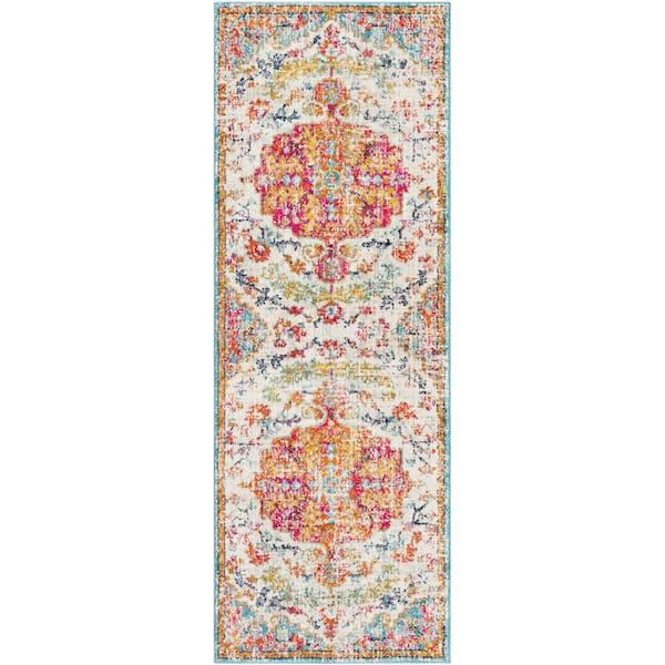 Demeter Orange 2 ft. 7 in. x 7 ft. 3 in. Runner Rug