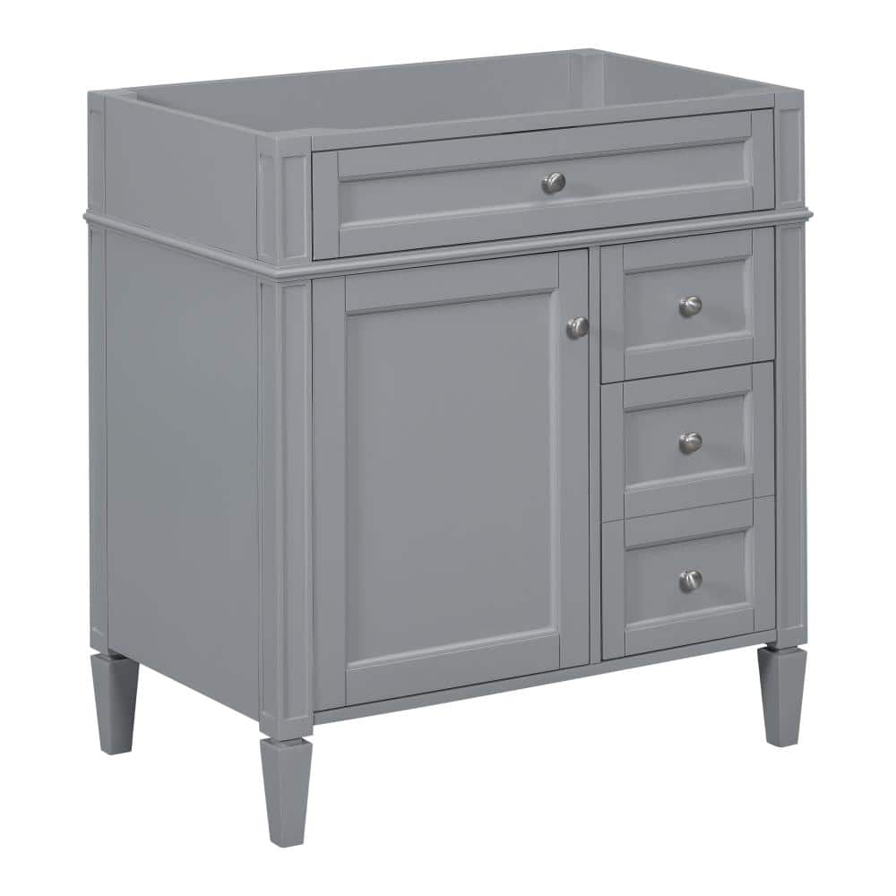 29.3 in. W x 17.87 in. D x 33 in. H Bath Vanity Cabinet without Top in Grey price history on PriceWatchPro
