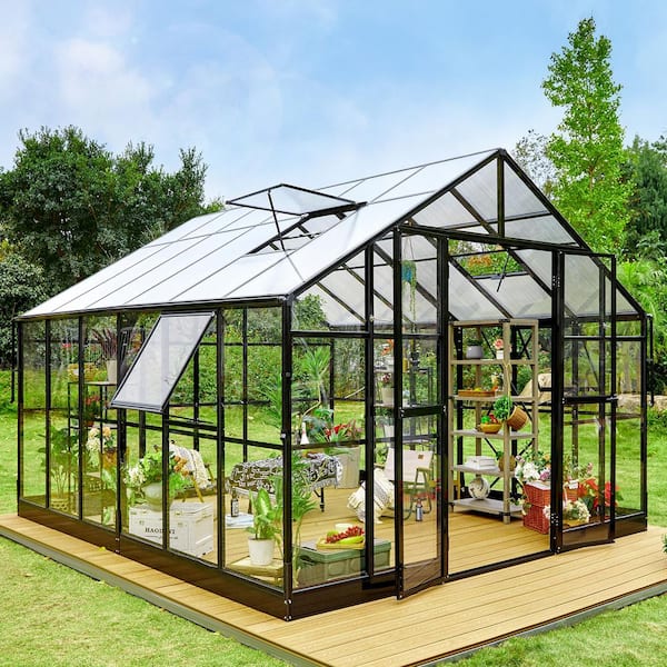 amerlife 12 ft. W x 13 ft. 6 in. D x 9 ft. H Hybrid Polycarbonate