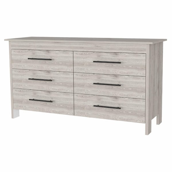 Light wood double deals dresser