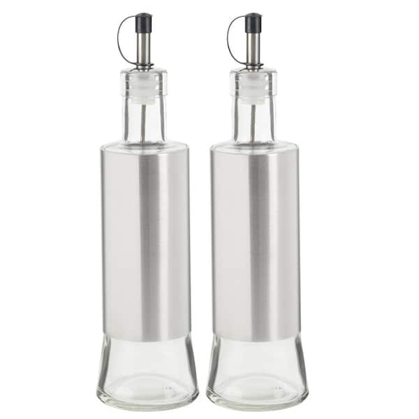 Trudeau Oil And Vinegar Bottle With SS Sleeve