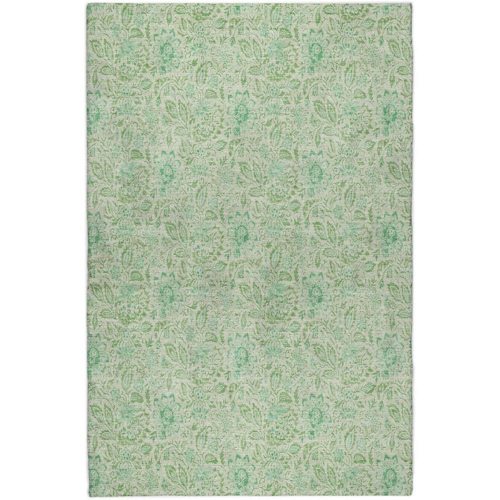 Dream Shag Premium Machine Washable Abstract ADS660 Sage 3 ft. x 5 ft. Area Rug price history on PriceWatchPro