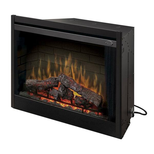 Dimplex 45 in. Built-In Electric Fireplace Insert with Brick Effect and  Purifire BF45DXP - The Home Depot