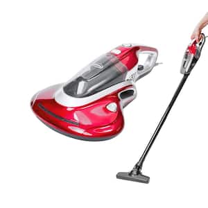 Convertible Stick and Handheld Vacuum Cleaner with Attachments and Bed/Fabric Sanitizer with UV Light, Bagless, Corded