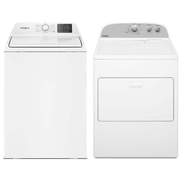 4.1 cu. ft. Top Load Washer with Quick Wash and 7.0 cu. ft. White Electric Dryer Set