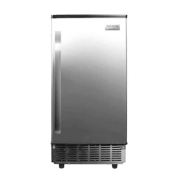 Frigidaire 15 in. Wide 80 lbs. Capacity Commercial Full Size Ice Cube Maker, Built-in Undercounter (Stainless Steel), Silver