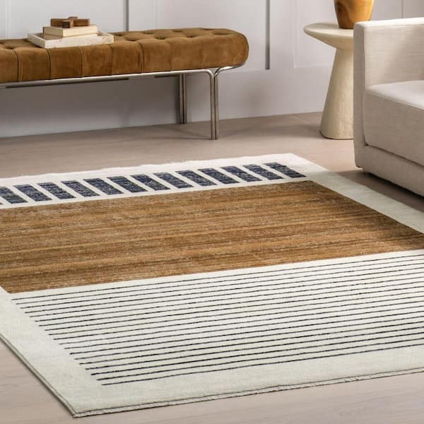 まいちゃん★rathore LINEN-PILE floor RUG Kindred KND16