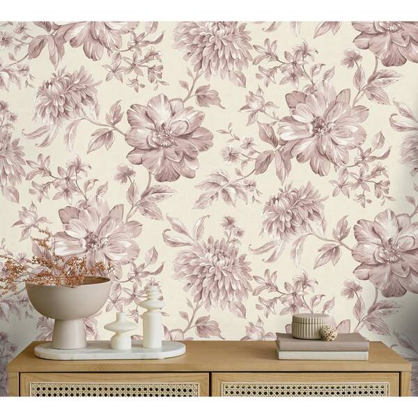 Fine Decor Gabriela Pink Floral Non-Pasted Wallpaper, 56.4