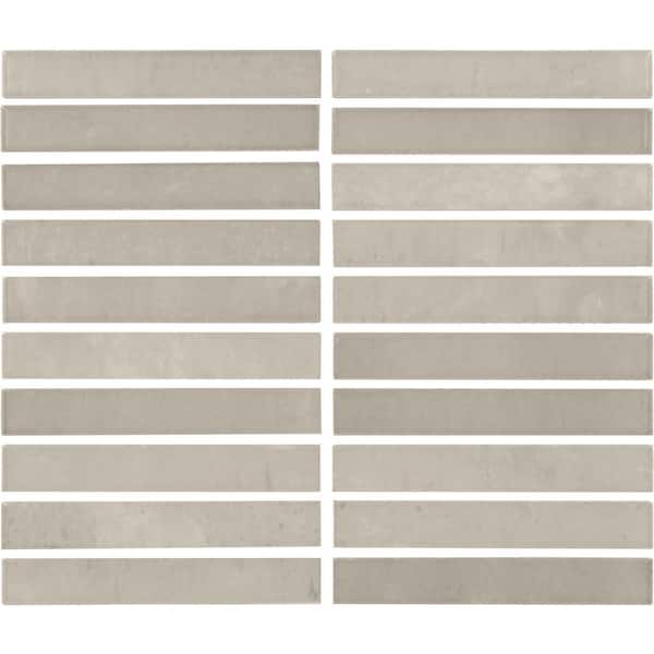 Daltile Miramo Sand 2-1/2 in. x 3 in. Glossy Ceramic Straight