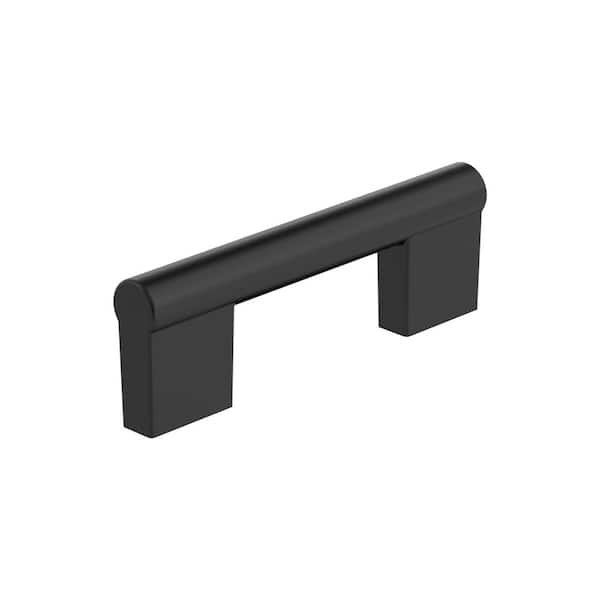 Versa 3 in. (76mm) Center-to-Center Matte Black Bar Cabinet Pull