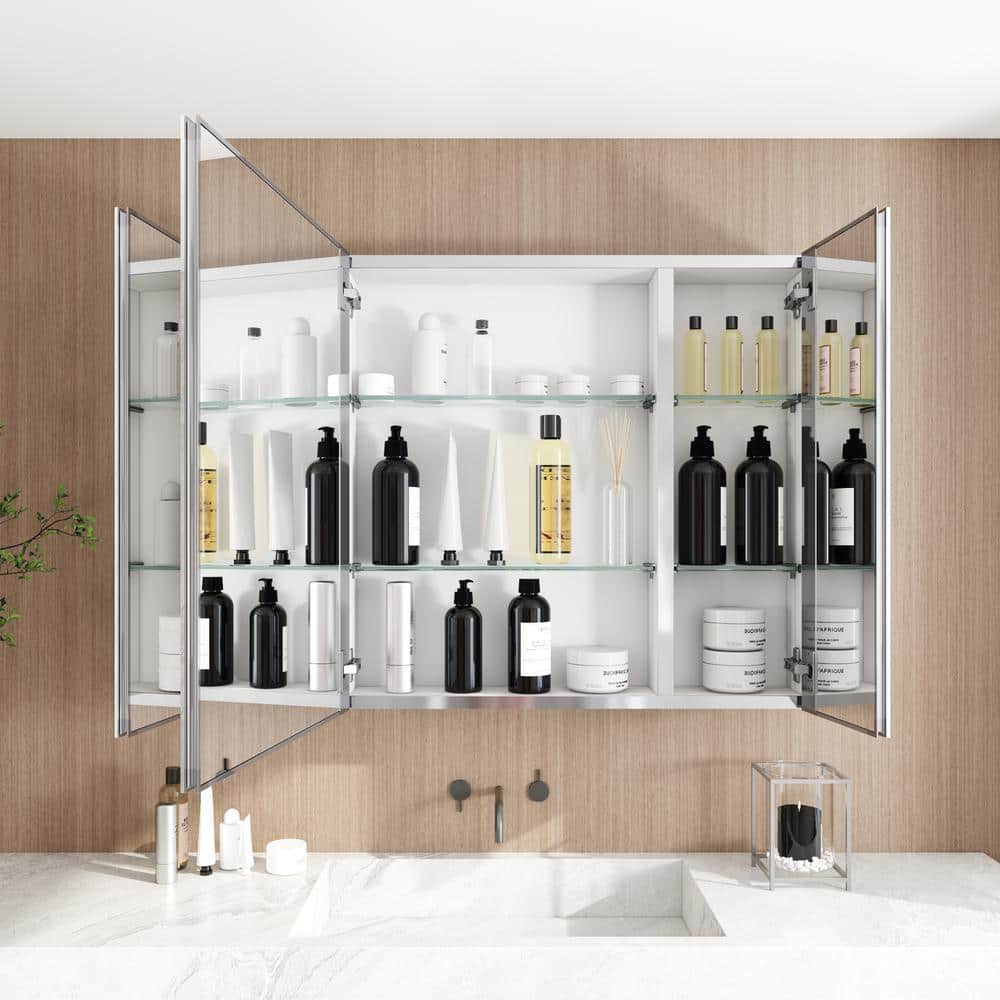 Cesicia 36 in. W x 26 in. H Rectangular Frameless Recessed or 