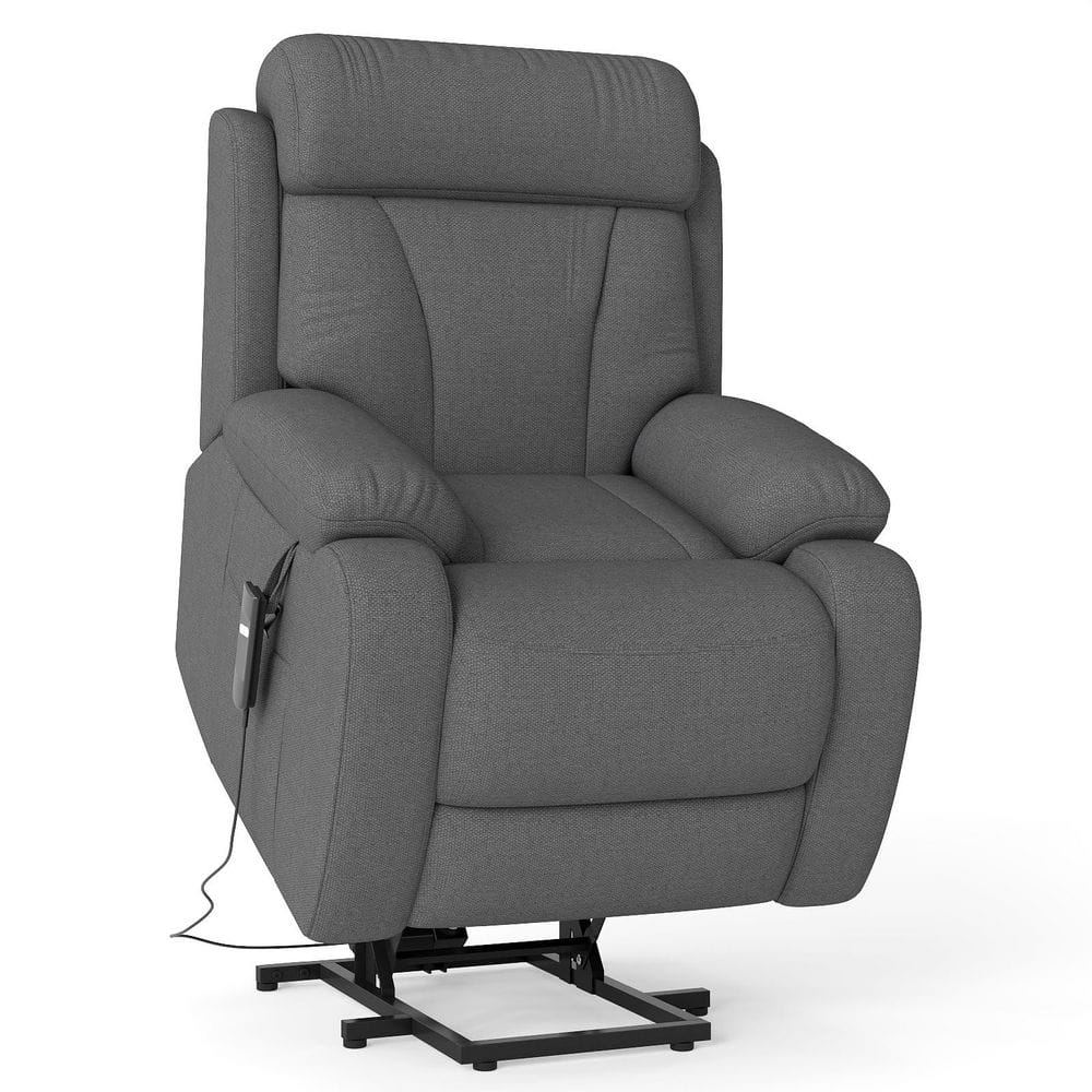 Metal Adjustable Rocking Outdoor Recliner Chair with Dark Gray Cushion, Lumbar Support price history on PriceWatchPro