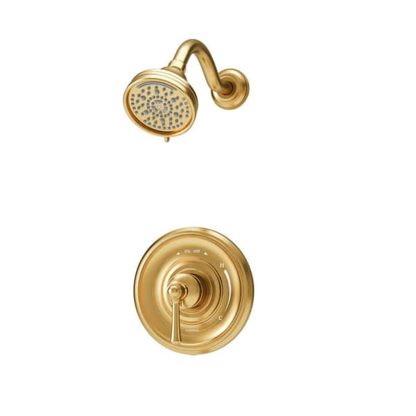 Braston HydroMersion Multi Spray Single Handle Shower Trim Kit with Volume Control in Brushed Bronze 1.5 GPM