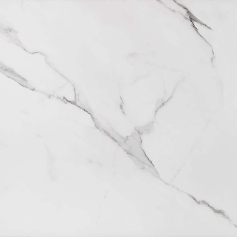 Sample of Donchez Calacata White Matte 6 in. x 6 in. Porcelain Stone Look Floor and Wall Tile price history on PriceWatchPro
