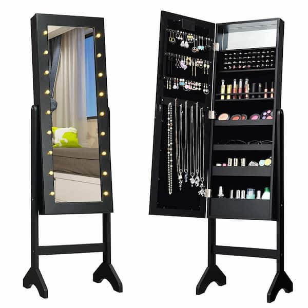 Mirror Jewelry Organizer Vanity Box, Vanity Mirror Jewelry Cabinet
