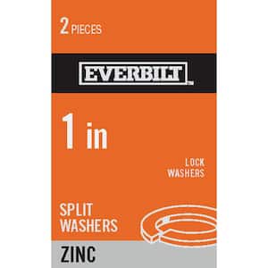 1 in. Zinc Plated Lock Washer (2-Pack)