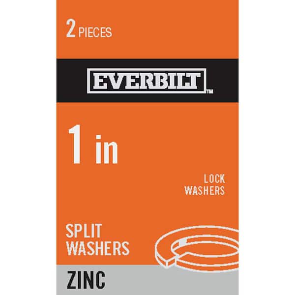 Everbilt 1 in. Zinc Plated Lock Washer (2-Pack)