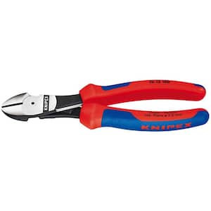 7-1/4 in. High Leverage Diagonal Cutters with Comfort Grip
