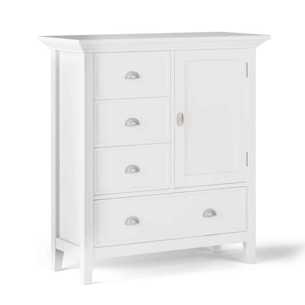 Simpli Home Redmond Solid Wood 39 In. Wide Transitional Medium Storage 